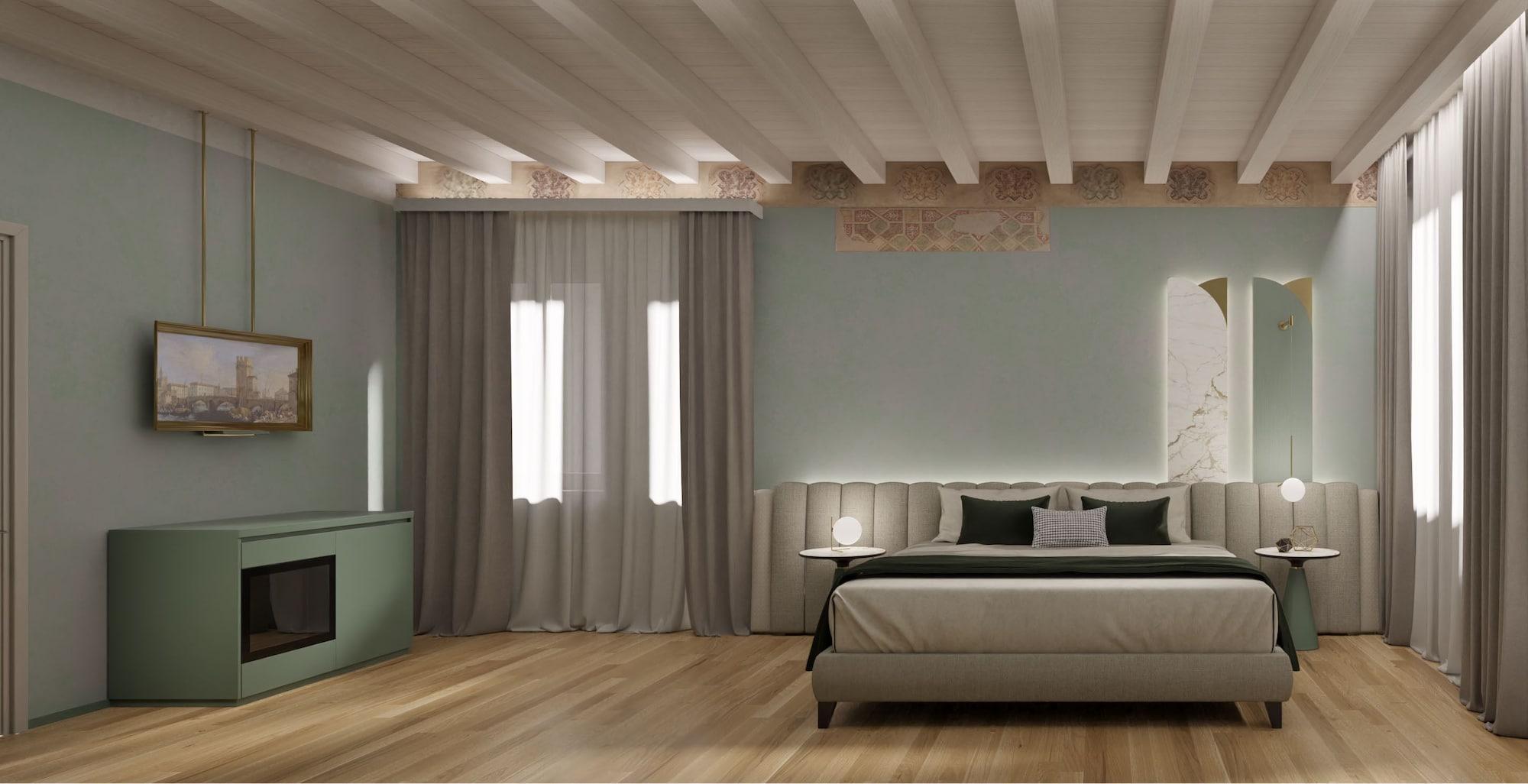 Relais Balcone Di Giulietta Hotel Верона Екстериор снимка 3D rendering of a bedroom