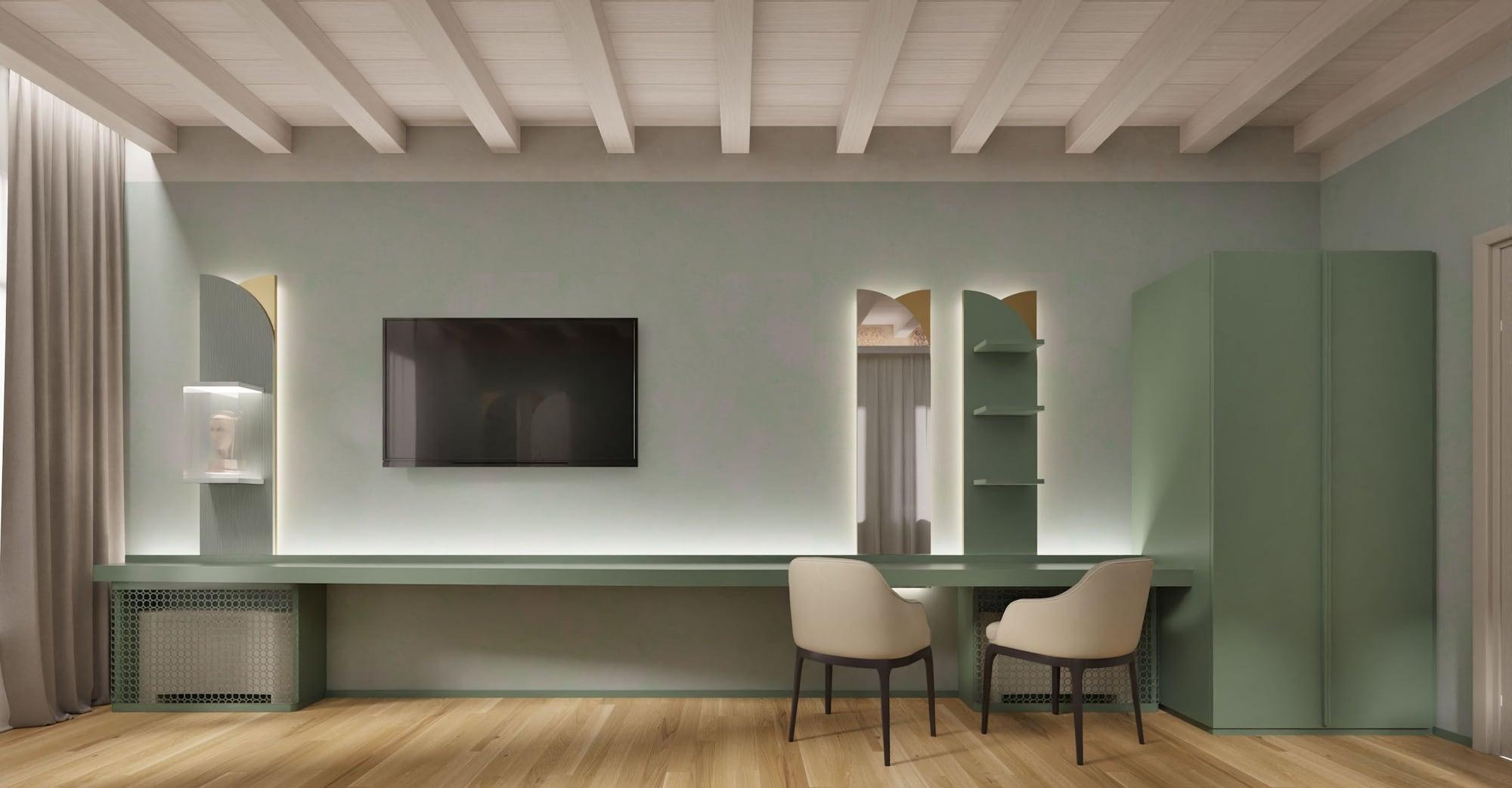 Relais Balcone Di Giulietta Hotel Верона Екстериор снимка 3D interior visualization of a hotel room