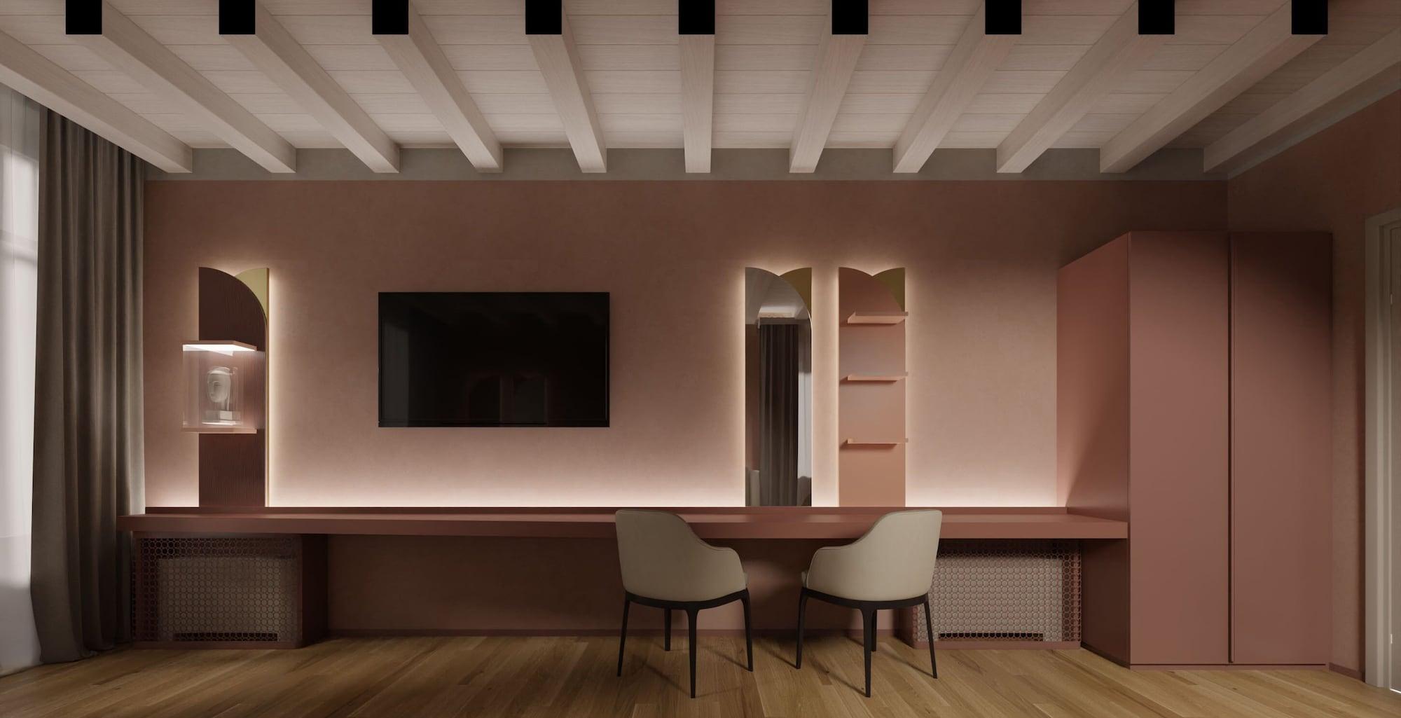 Relais Balcone Di Giulietta Hotel Верона Екстериор снимка 3D rendering of a living room