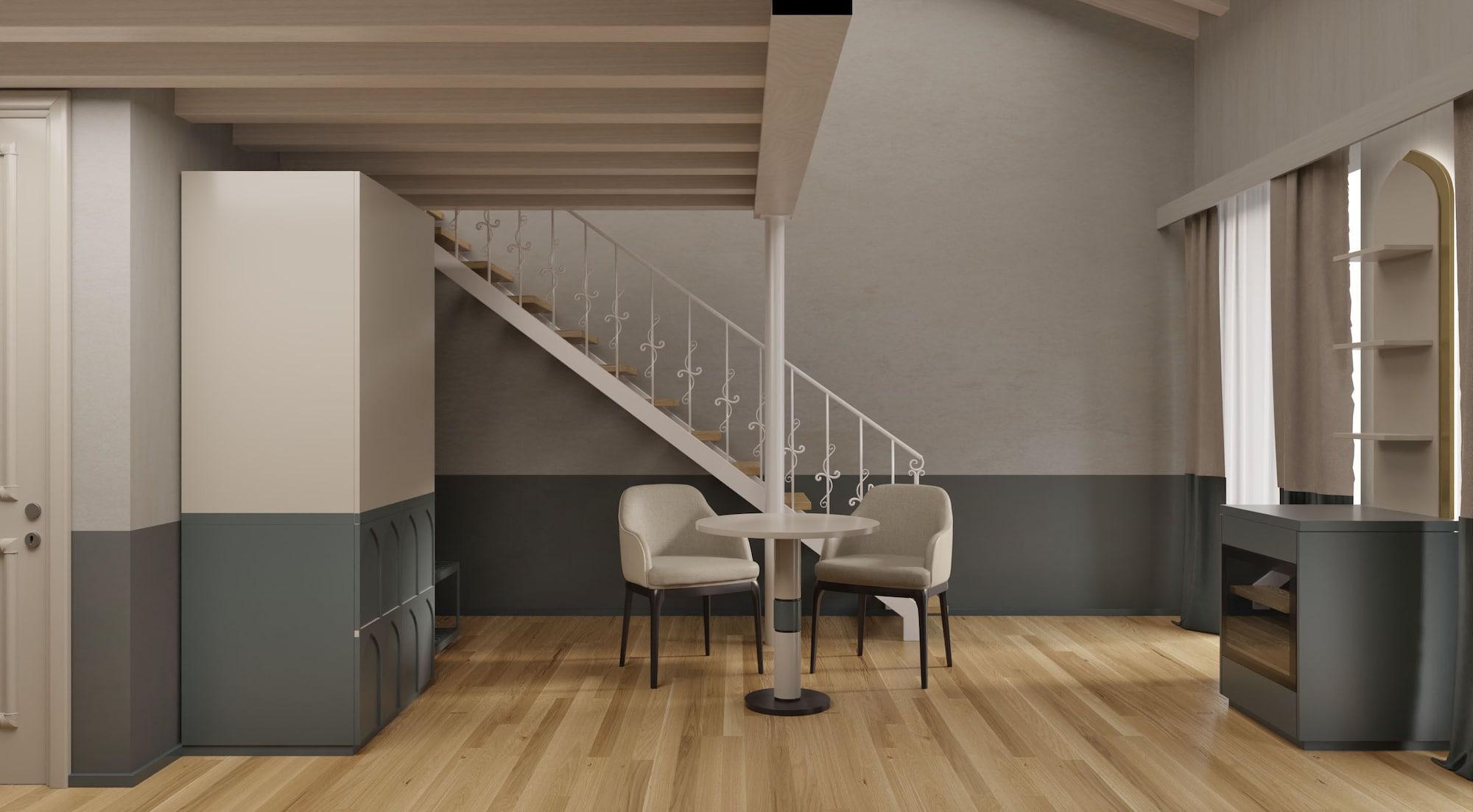 Relais Balcone Di Giulietta Hotel Верона Екстериор снимка 3D interior rendering