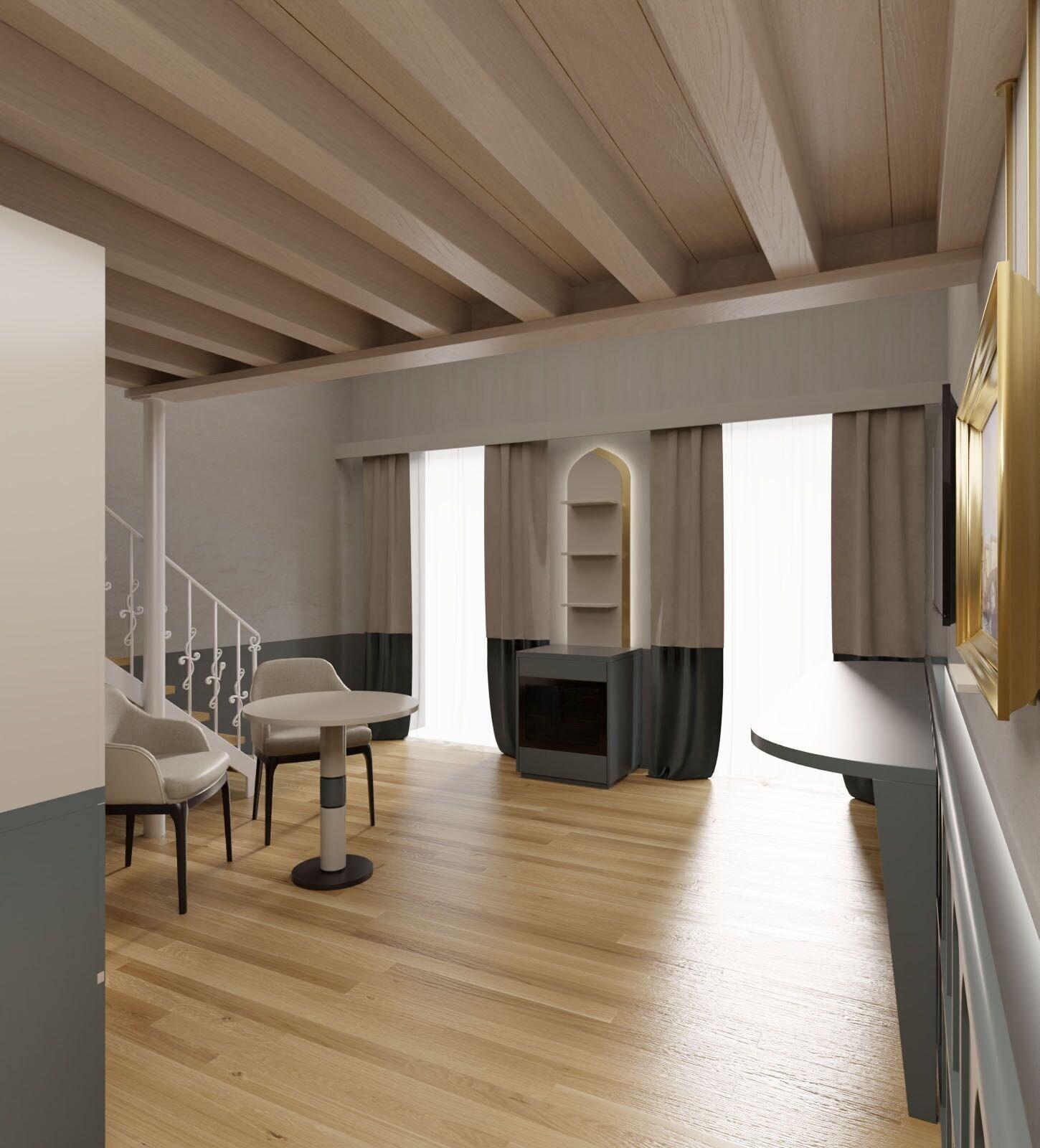 Relais Balcone Di Giulietta Hotel Верона Екстериор снимка 3D interior rendering